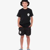 Stay Happy Black Tee