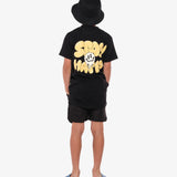 Stay Happy Black Tee