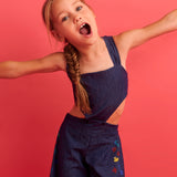Aegean Flower 2 Piece Denim Jumpsuit