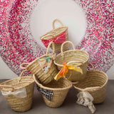 Summer Gems Beach Basket Bag