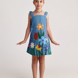 Botanical A Line Flower Dress
