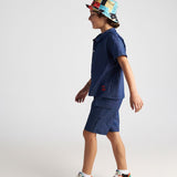 Kaikaki Cargo Denim Shorts