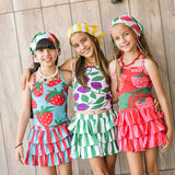 Striped Ruffled Set