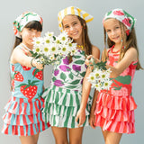 Striped Ruffled Set