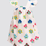 Flowers Baby Dress And Bubble