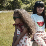 Watermelon linen Tank Dress