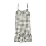Gingham Linen Tank Dress