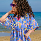 Long Rainbow Palms Kaftan