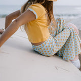 Crop T-shirt - Yellow