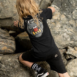 Black Wash Hippo T-Shirt