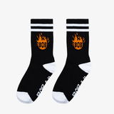 Black Flamin Socks