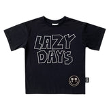 Lazy Days Skate T-Shirt - Midnight Black