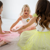 Smile Frill Dress - Orange