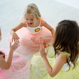 Smile Frill Dress - Orange