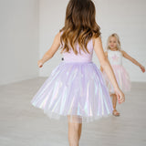 Pearl Tutu Dress - Purple