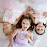 Pearl Tutu Dress - Purple