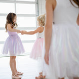 Pearl Tutu Dress - Purple