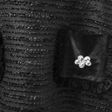 Dalhia Tweed A Line Dress Kid - Black