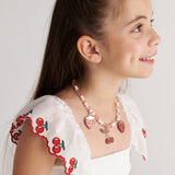 Summer Fruit Cherries Tutu Dress