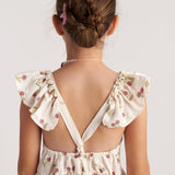 Summer Tart Ruffle Dress - Ecru