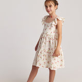 Summer Tart Ruffle Dress - Ecru