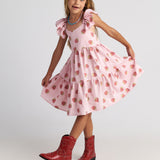 Summer Tart Ruffle Dress - Pink