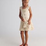 Santorini Crochet Mini Dress