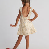 Santorini Crochet Mini Dress