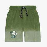 Ride Or Die Green Dip-Dye Shorts
