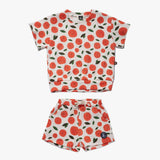 Sweatshirt Set - Orange Ivory