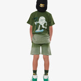 Ride Or Die Green Dip-Dye Tee